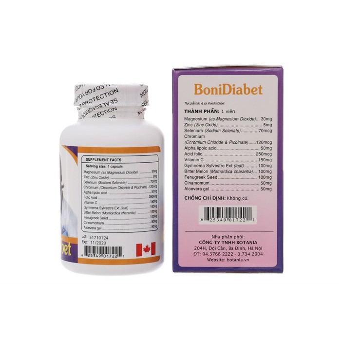 BoniDiabet - Ổn định đường huyết [boni diabet]