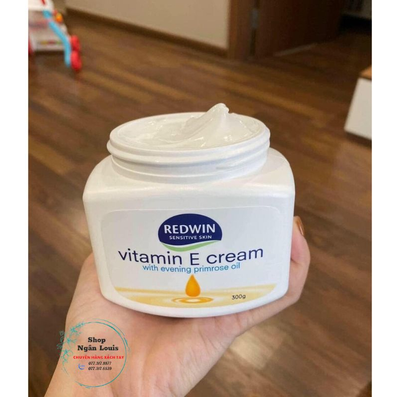[CHUẨN ÚC] KEM DƯỠNG THỂ VITAMIN E REDWIN ÚC 300G