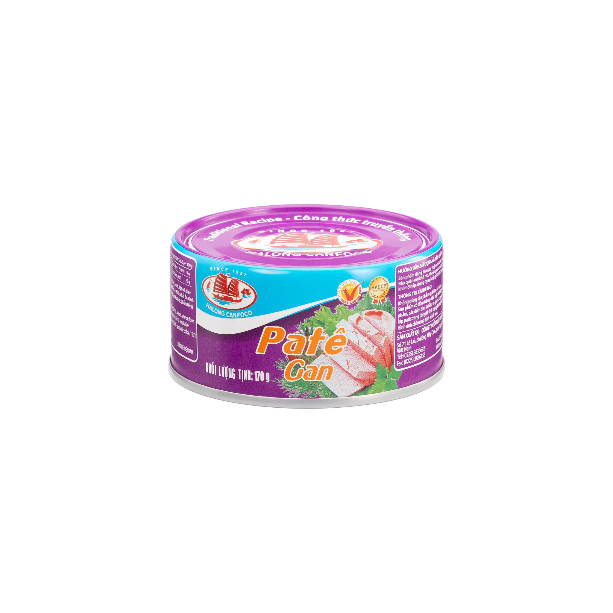 Pate gan heo 170g - Đồ Hộp Hạ Long