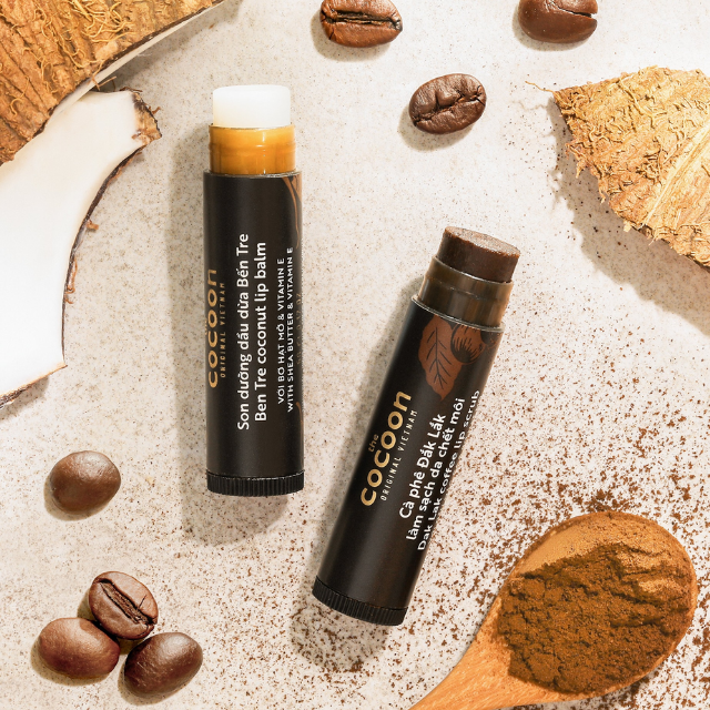 Bộ sản phẩm Tẩy da chết & Dưỡng môi Cocoon