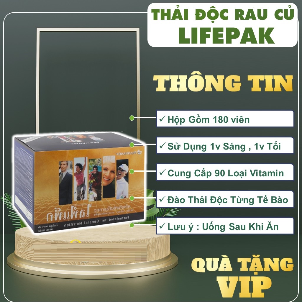 Thực Phẩm Bảo Vệ Sức Khỏe LifePak (60 gói, 03 viên/gói) - Nuskin
