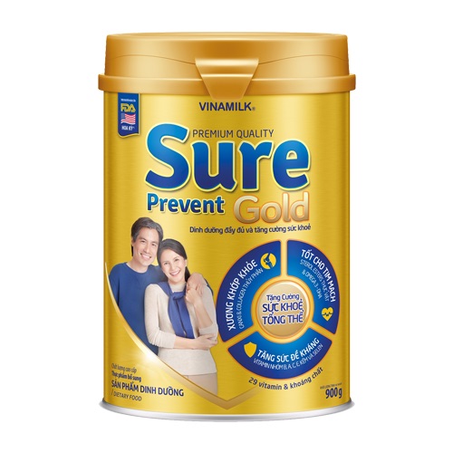 [Hoàn tiền 12%] [Mẫu mới]Sữa Bột Sure Prevent 900g