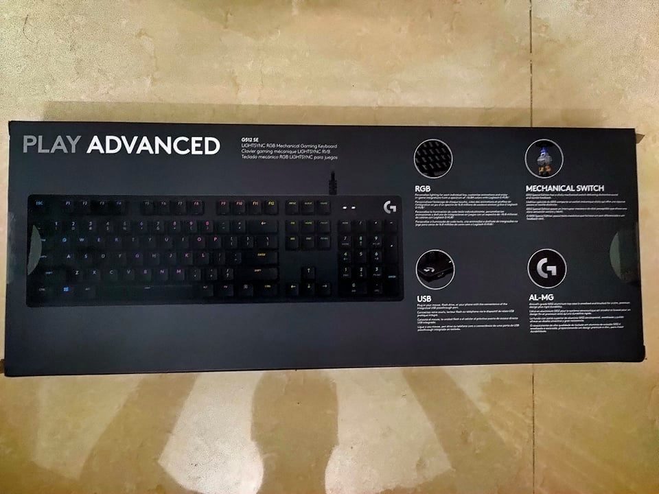 Bàn phím Gaming Logitech G512 SE RGB Back Lighting