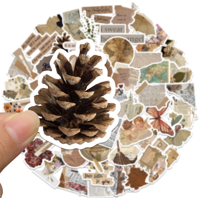 Sticker theo phong cách nghê thuật cổ điển