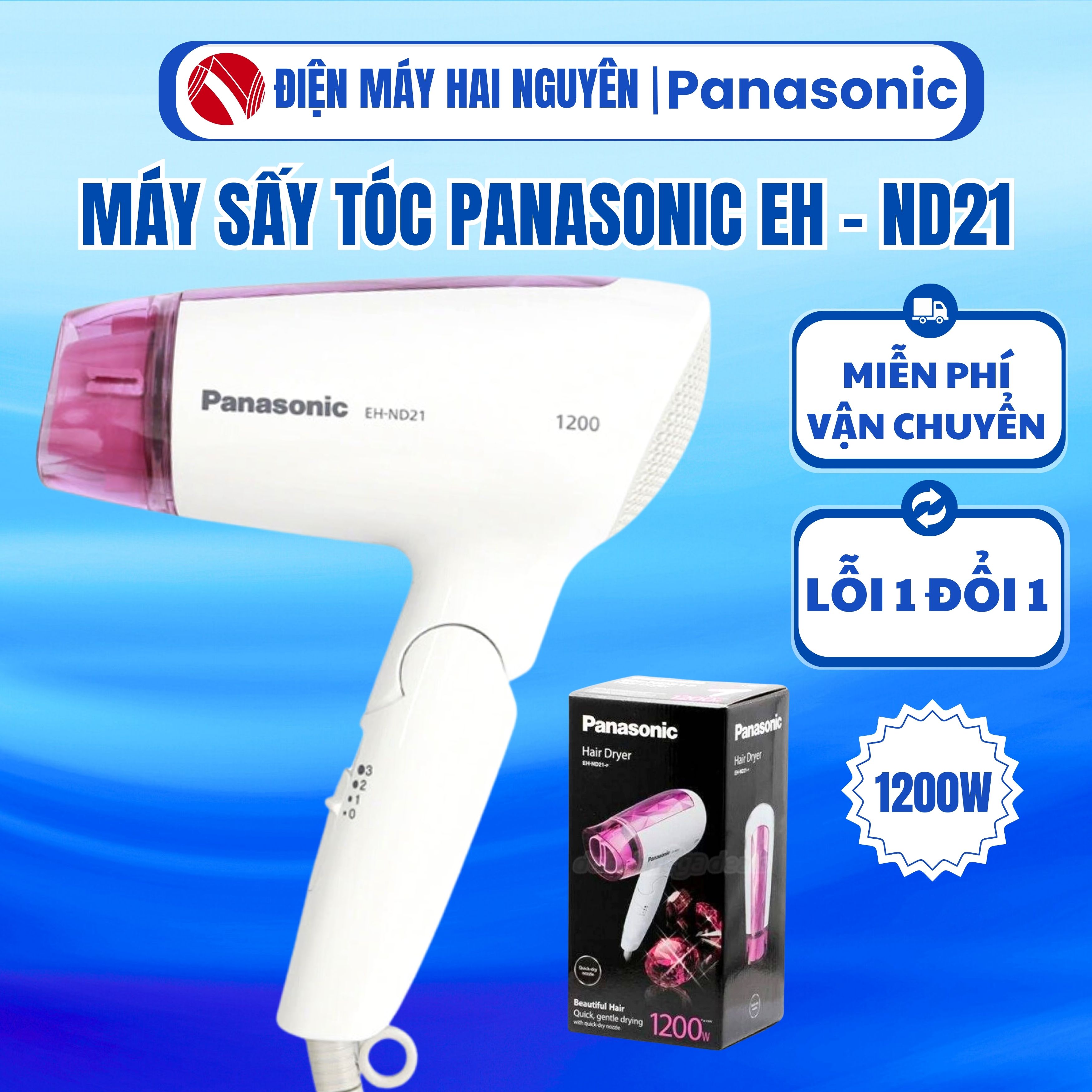 Máy sấy tóc Panasonic ND21-1200W