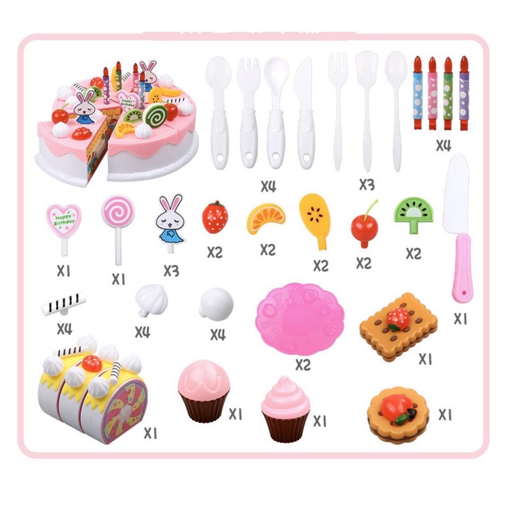 Bộ đồ chơi bánh sinh nhật