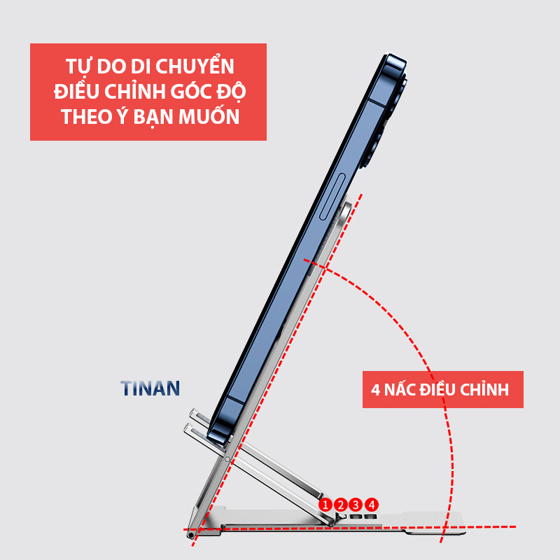 Giá Đỡ Điện Thoại, Máy Tính Bảng, Nhỏ Gọn, Dễ Dàng Gấp Lại
