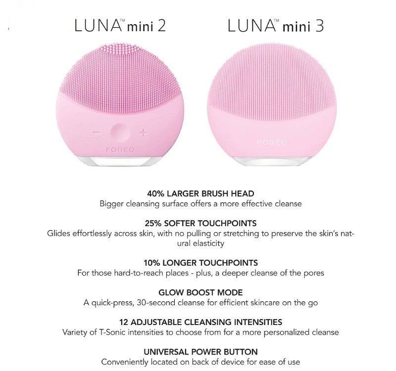 [GIẢM 5% ĐƠN 129K][HỖ TRỢ BẢO HÀNH] Máy rửa mặt Foreo Luna Mini