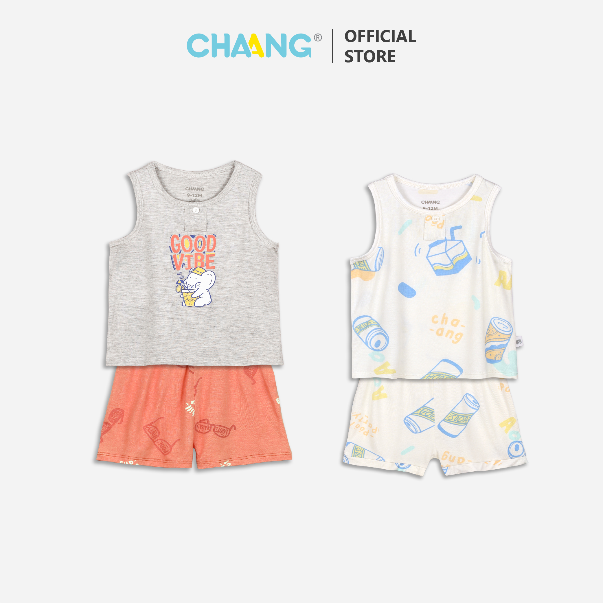 [CHAANG] Bộ quần áo ba lỗ Pool Party Chaang