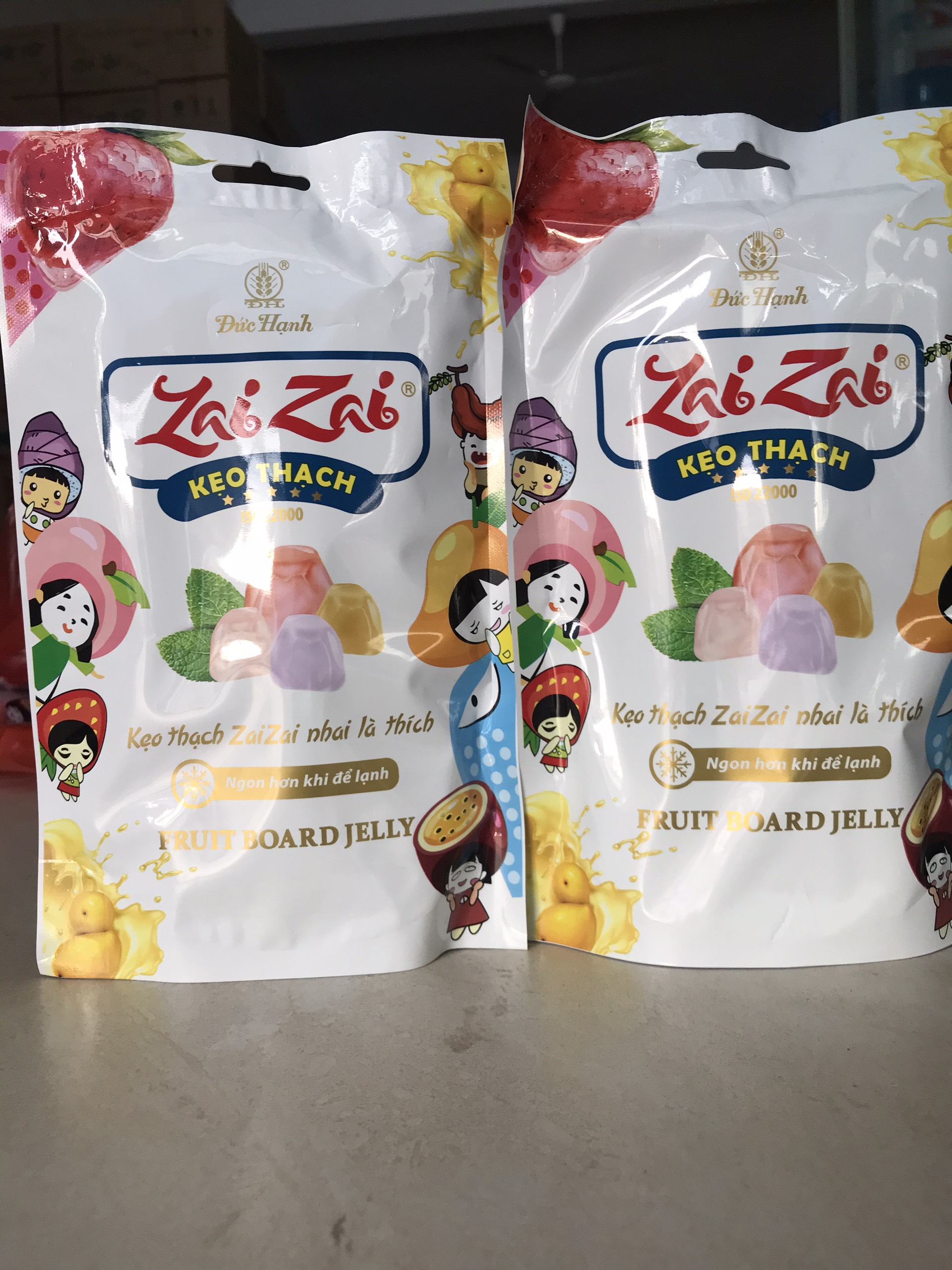 [ Zòn zai ] Combo 500g KẸO THẠCH ZAIZAI+ Phiên bản thạch dài