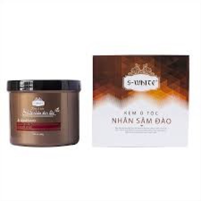 Ủ tóc nhân sâm đào
