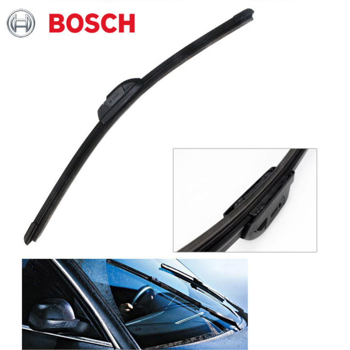 Cần gạt nước mưa xương mềm Bosch AEROFIT và Evolution dùng cho xe 4 -5 đến 7 chỗ kích thước 16 inch - 26 inch cho Toyota, Lexus, Mercedes, Ford, Honda