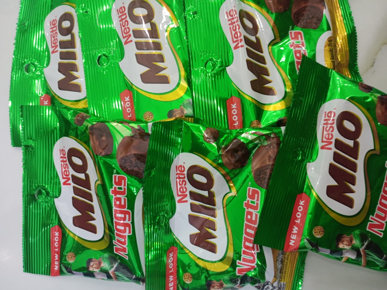 Combo 10 bịch Kẹo Socola Viên Milo Nuggets 25g