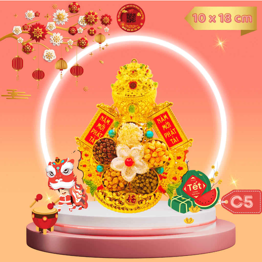 Tháp Tỏi Ông Địa Đậu Ngũ Cốc Phát Tài - TỎI CÁT TƯỜNG