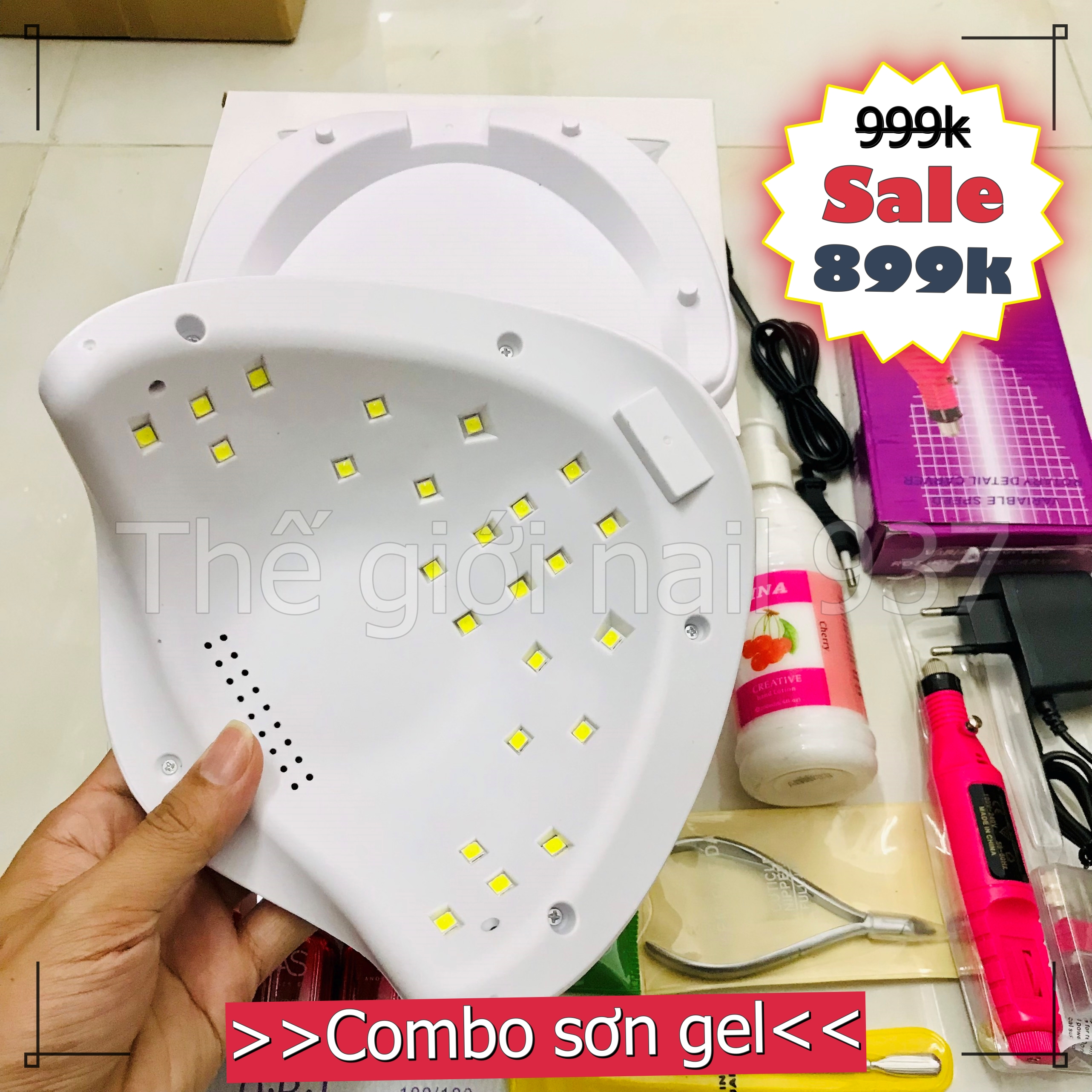 Combo đồ làm nail cơ bản 899k - (Combo làm sơn gel tại nhà) - TGN937 - Combo 11