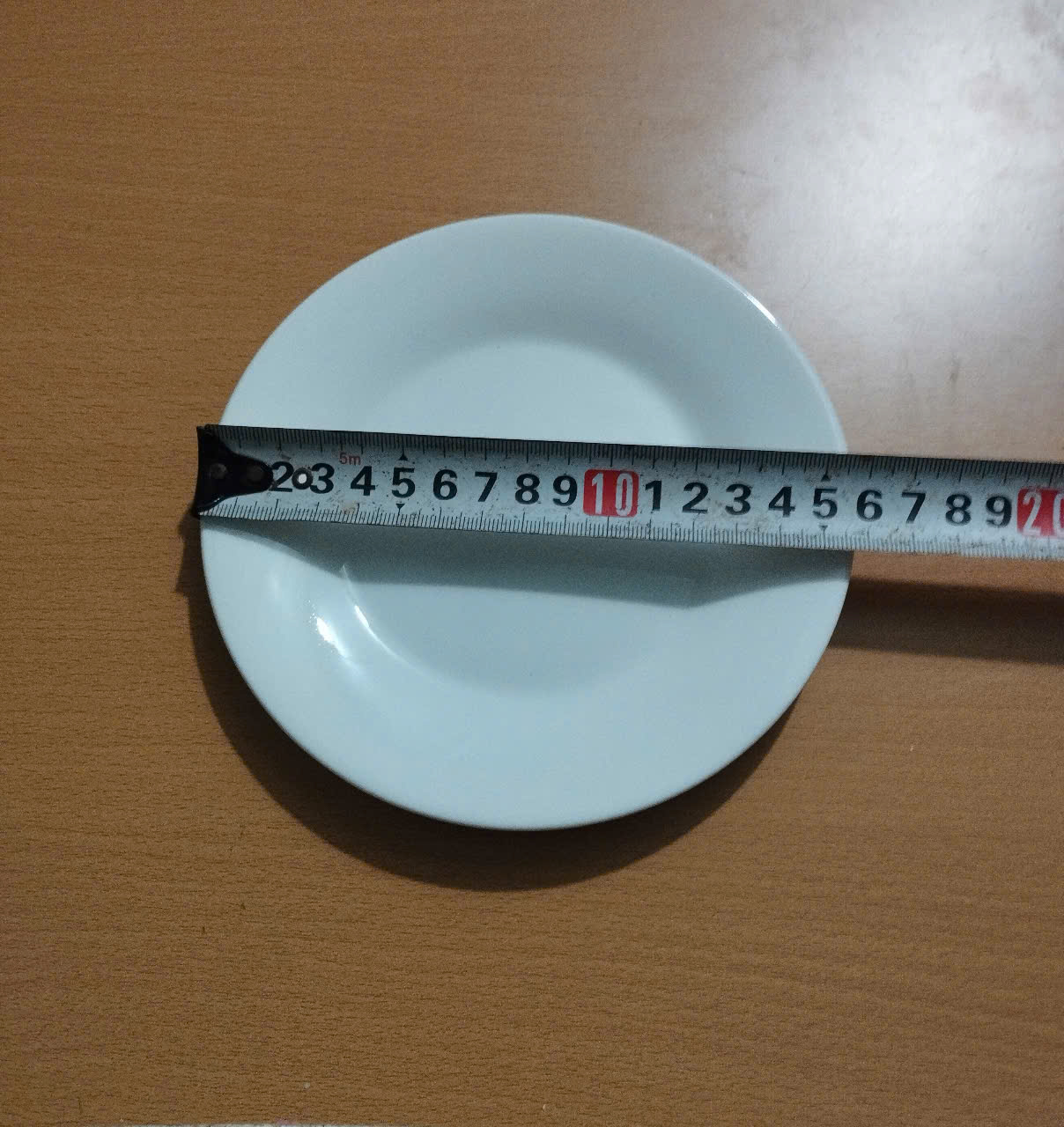Dĩa sứ tròn cạn trắng 12.5cm , 15cm , 18cm, 20cm , 22.5cm, 25cm - Mua 4 cái tặng 1 cái cùng loại