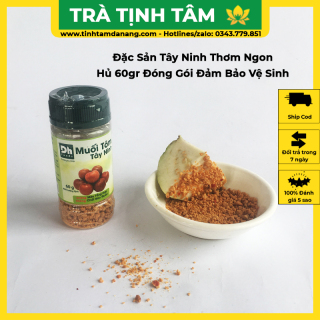 Muối tôm Tây Ninh hạt to DH Foods hủ 60gr siêu cay loại 1 chấm trái cây đặc sản làm quà vệ sinh an toàn thực phẩm thumbnail