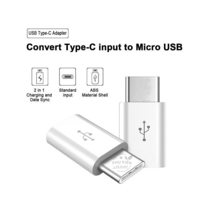[HCM]Đầu chuyển đổi từ Micro usb (Cái) sang Type C (Đực)