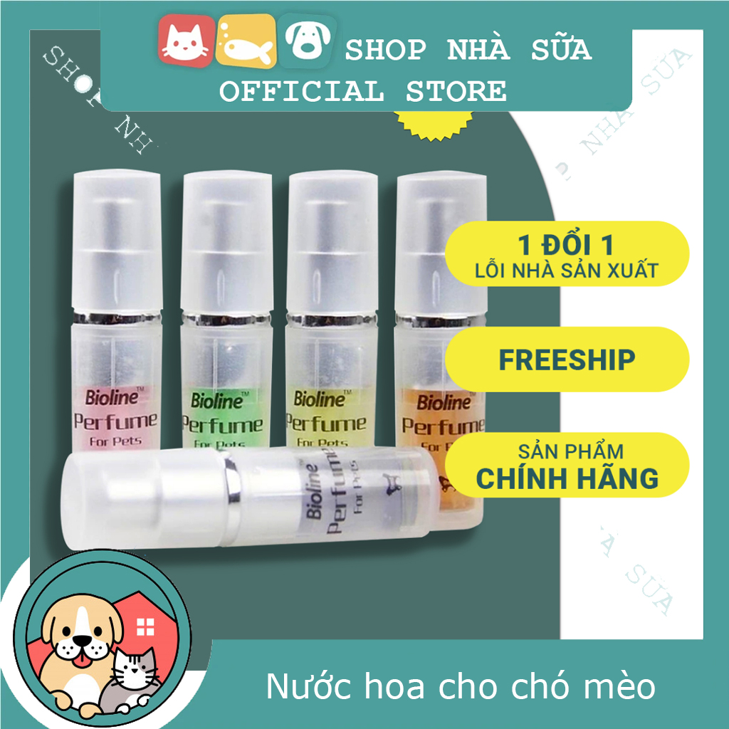 Nước hoa Bioline 9ml cho chó mèo Thú cưng