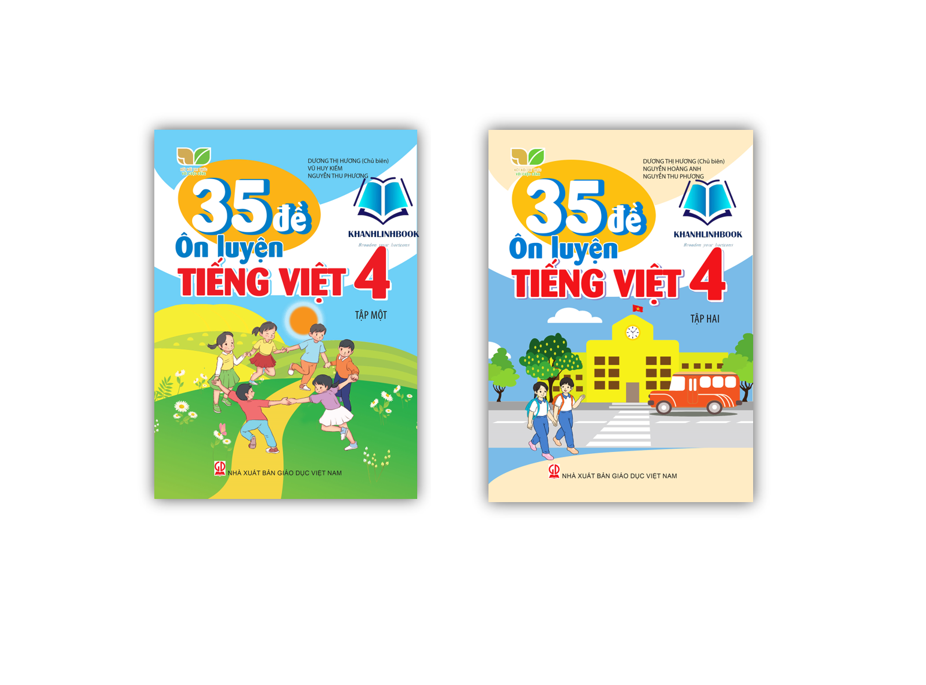 Sách - combo 35 đề ôn luyện tiếng việt 4 tập 1 + 2