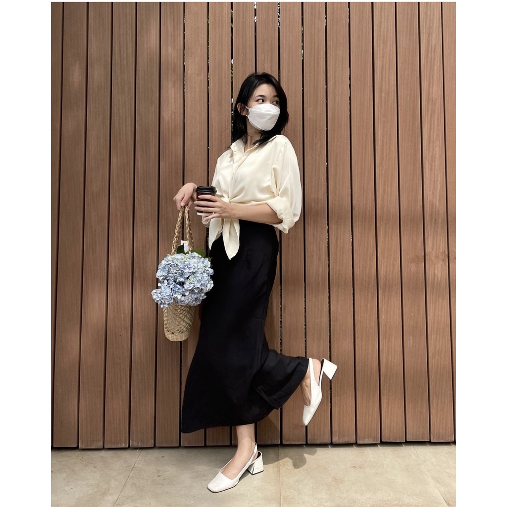 Sơ Mi Lụa Satin Nueye | 2210 | Lana Official