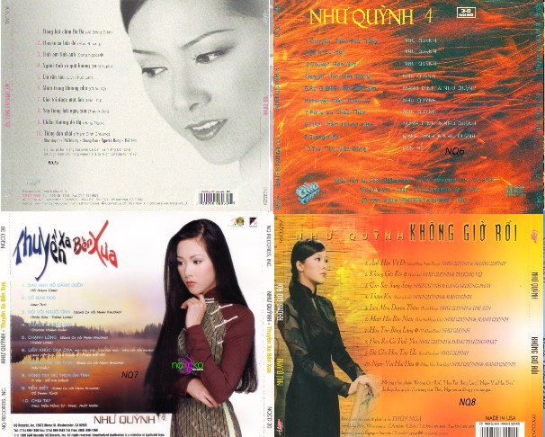 Bộ 4 Đĩa CD Như Quỳnh /Combo số 2