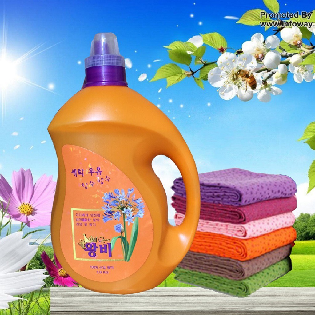 Nước Giặt Xả Nữ Hoàng Hàn Quốc 9in1