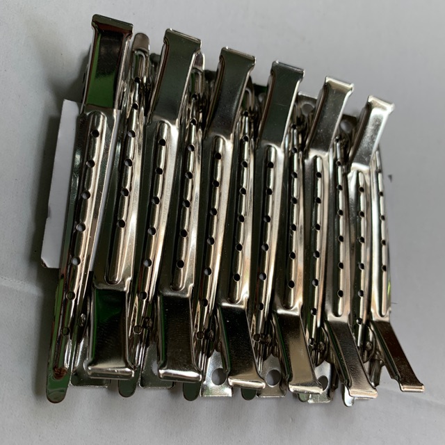 [HCM]Kẹp vịt tạo hình tóc inox loại 1 ( bộ 12 cái ) GiangPKC chiều dài 85cm