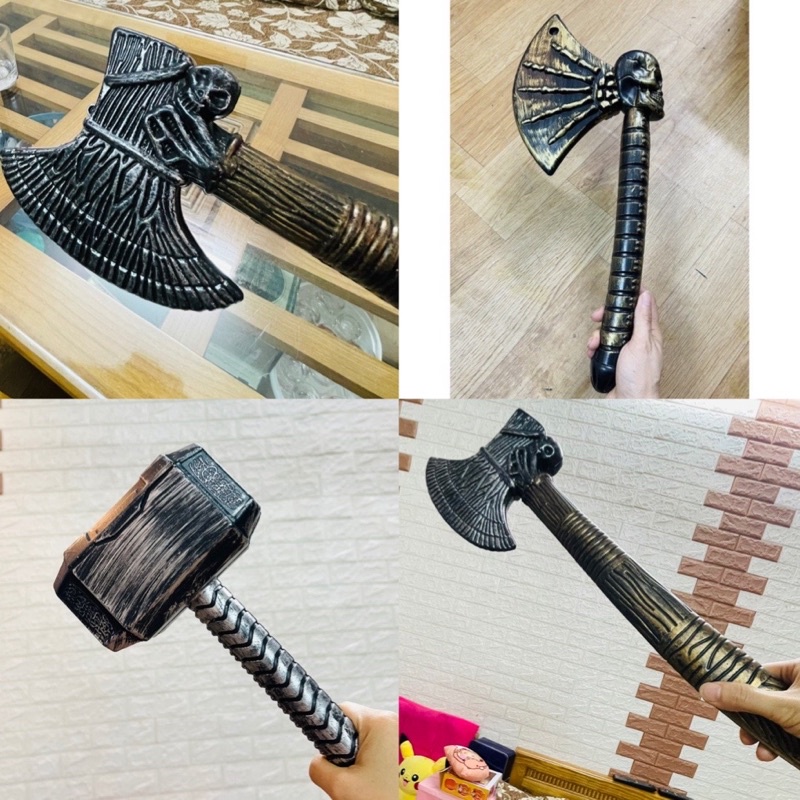Đồ chơi búa thor / búa rìu hoá trang cosplay chơi trung thu HALOWEEN