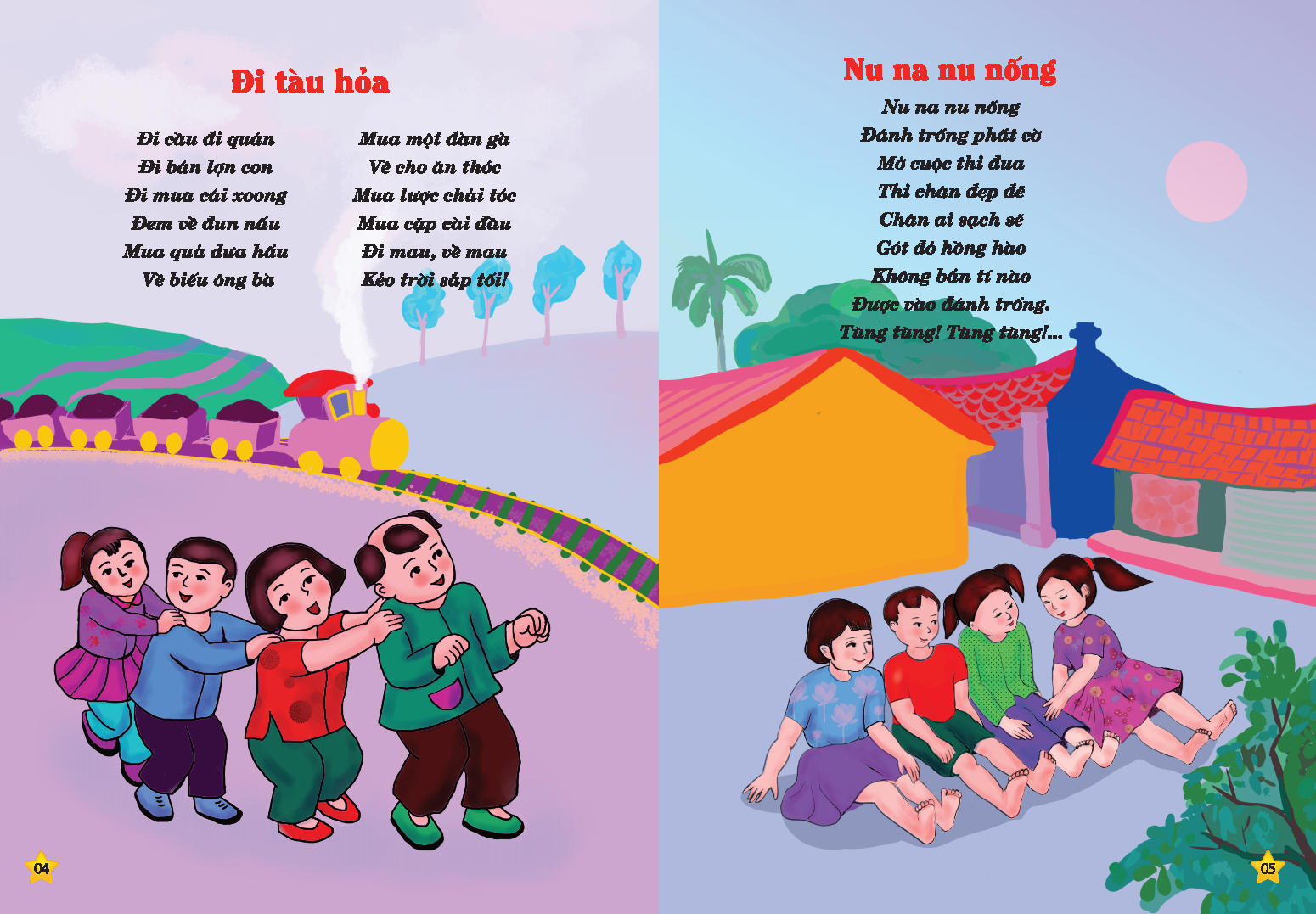 Sách - Đồng dao cho bé - Các trò chơi dân gian
