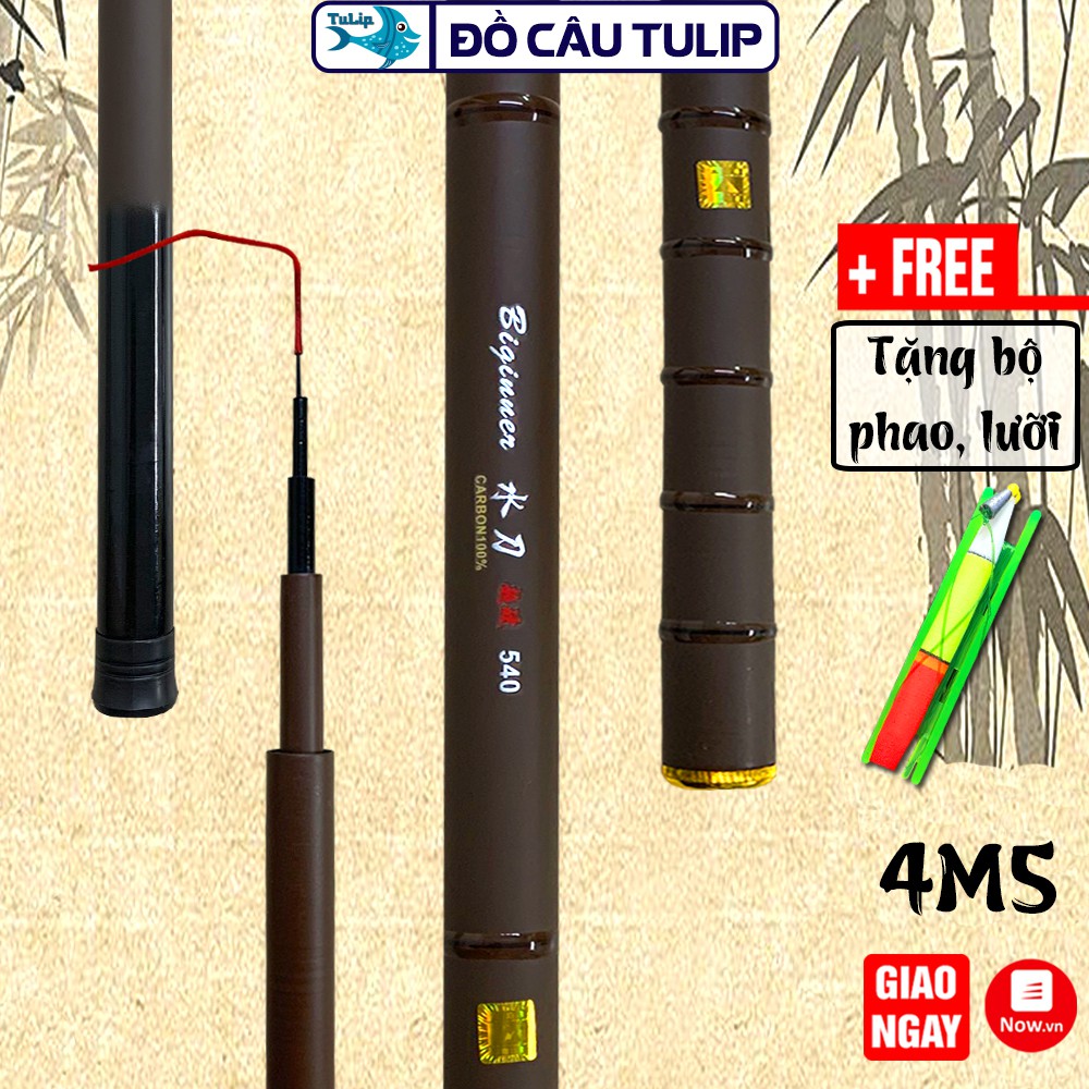 Cần Câu Tay Đốt Trúc BIGINNER , Cần Câu Đài , Cần Câu Tay Giá Rẻ Đủ Size ĐỒ CÂU TULIP