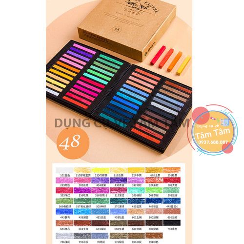 Phấn tiên Maries, Maries Master Pastel, phấn tiên 48 màu -Dụng cụ vẽ Tâm Tâm