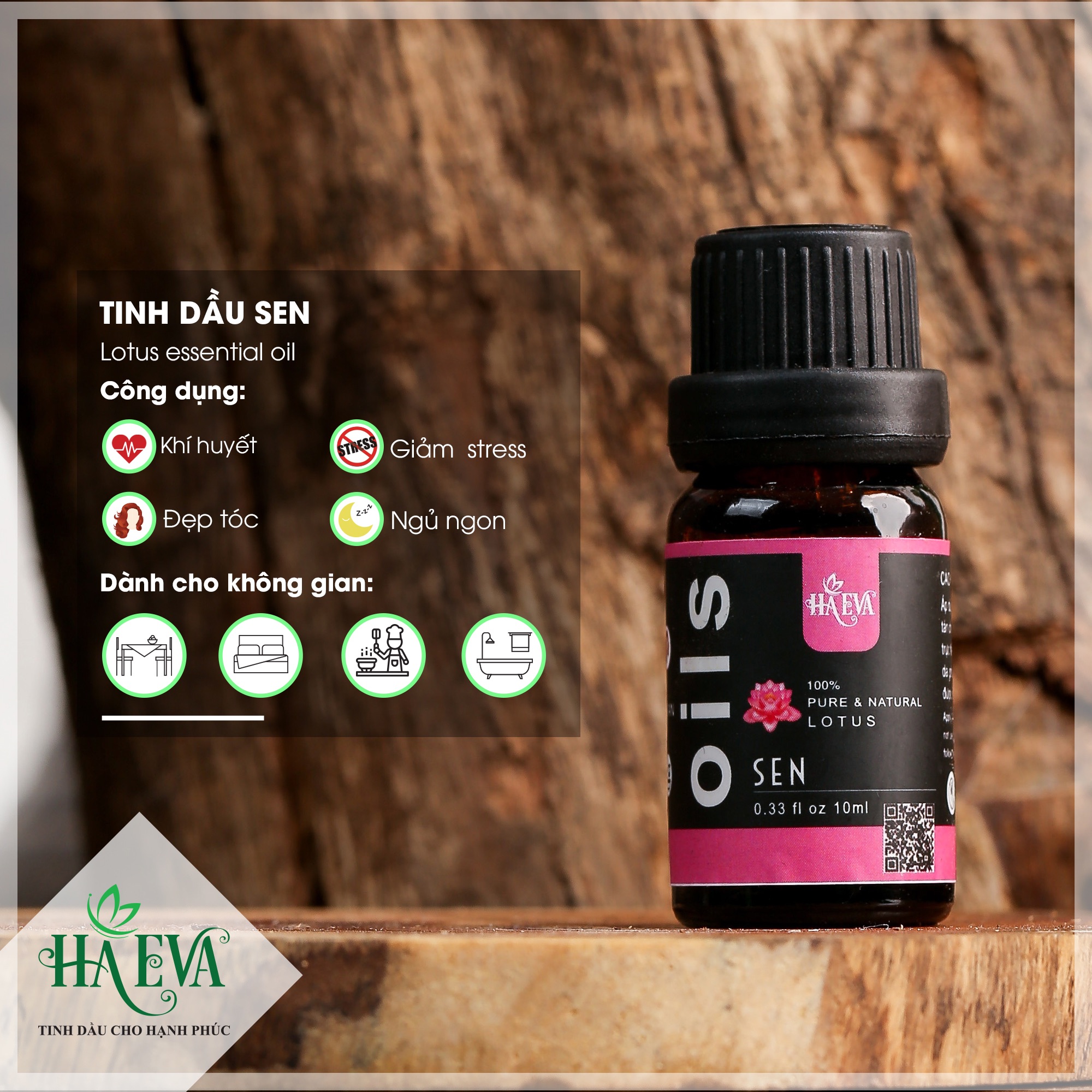 [HCM]Tinh dầu Hoa Sen Haeva 10ml