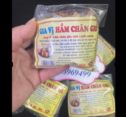 Gia vị hầm chân giò