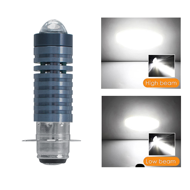 Bóng đèn xe máy p15d bóng đèn pha led xe máy 9v-85v h6m led xe máy đèn hi lo màu vàng trắng thấu kính đèn sương mù đèn xe máy ô tô 9v-85v