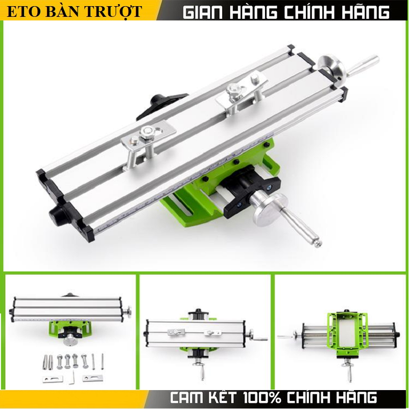 Bàn trượt 2 chiều lắp khoan bàn