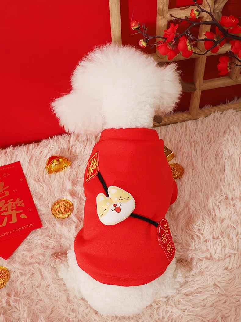 áo nỉ - áo ấm - áo thu đông - áo hình cún híp mắt dành cho chó mèo - T3 PETS SHOP