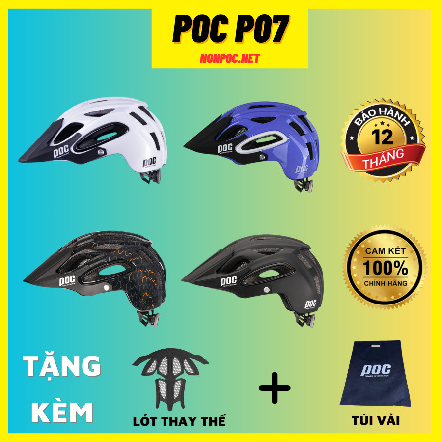 Nón Bảo Hiểm Xe Đạp POC 07 - Bikersaigon