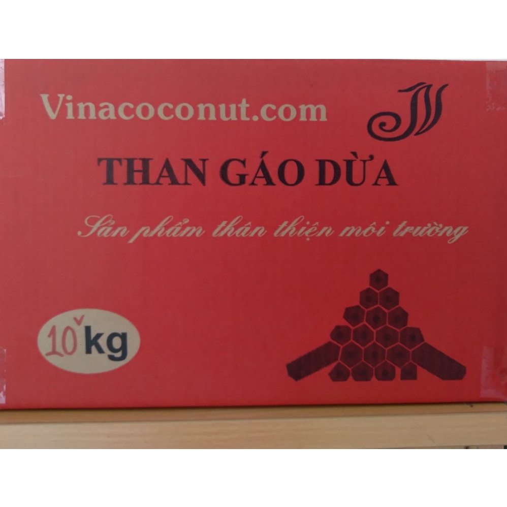 10kg Than sạch, Than gáo dừa không nổ tia lửa