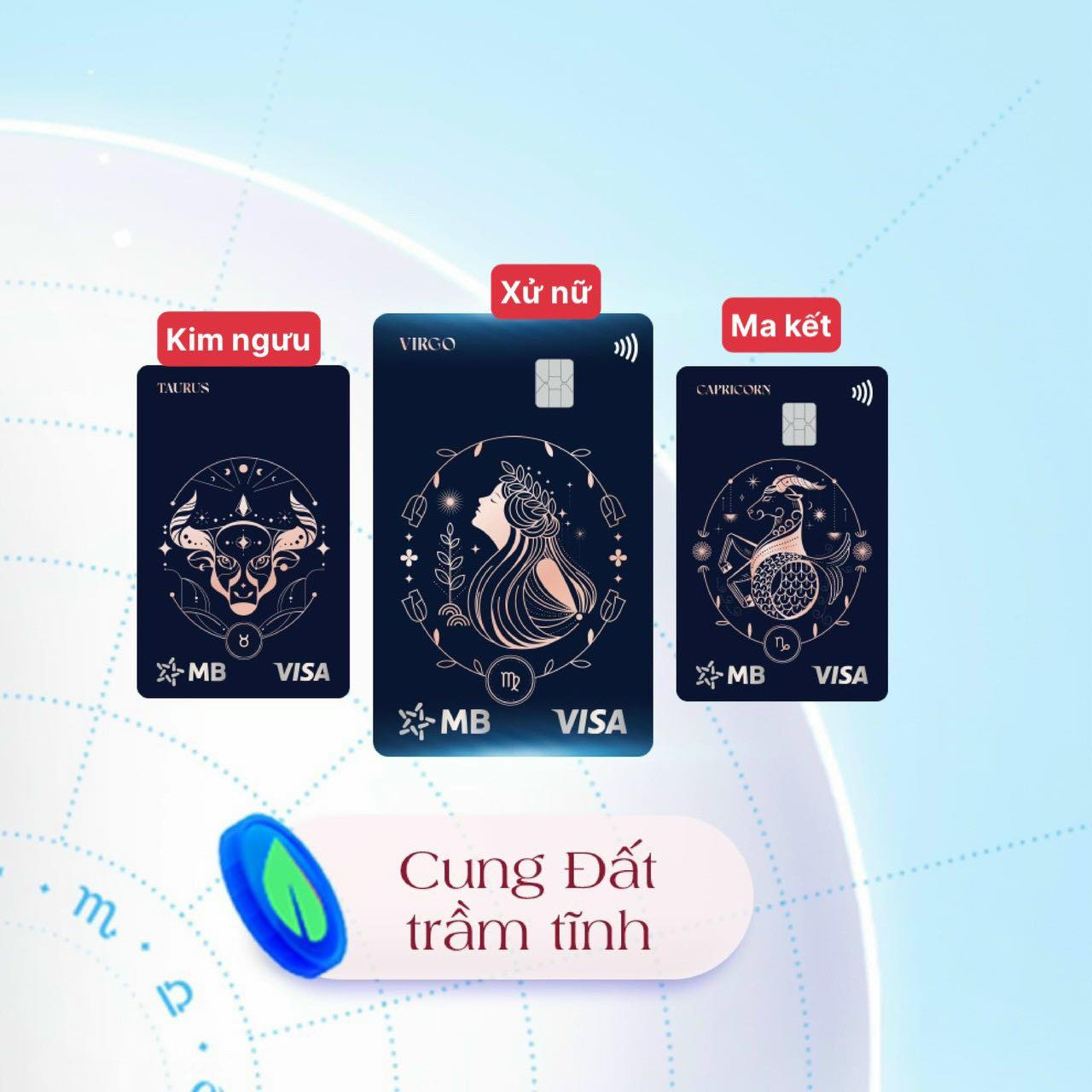 Thẻ MB cung hoàng đạo cực chất