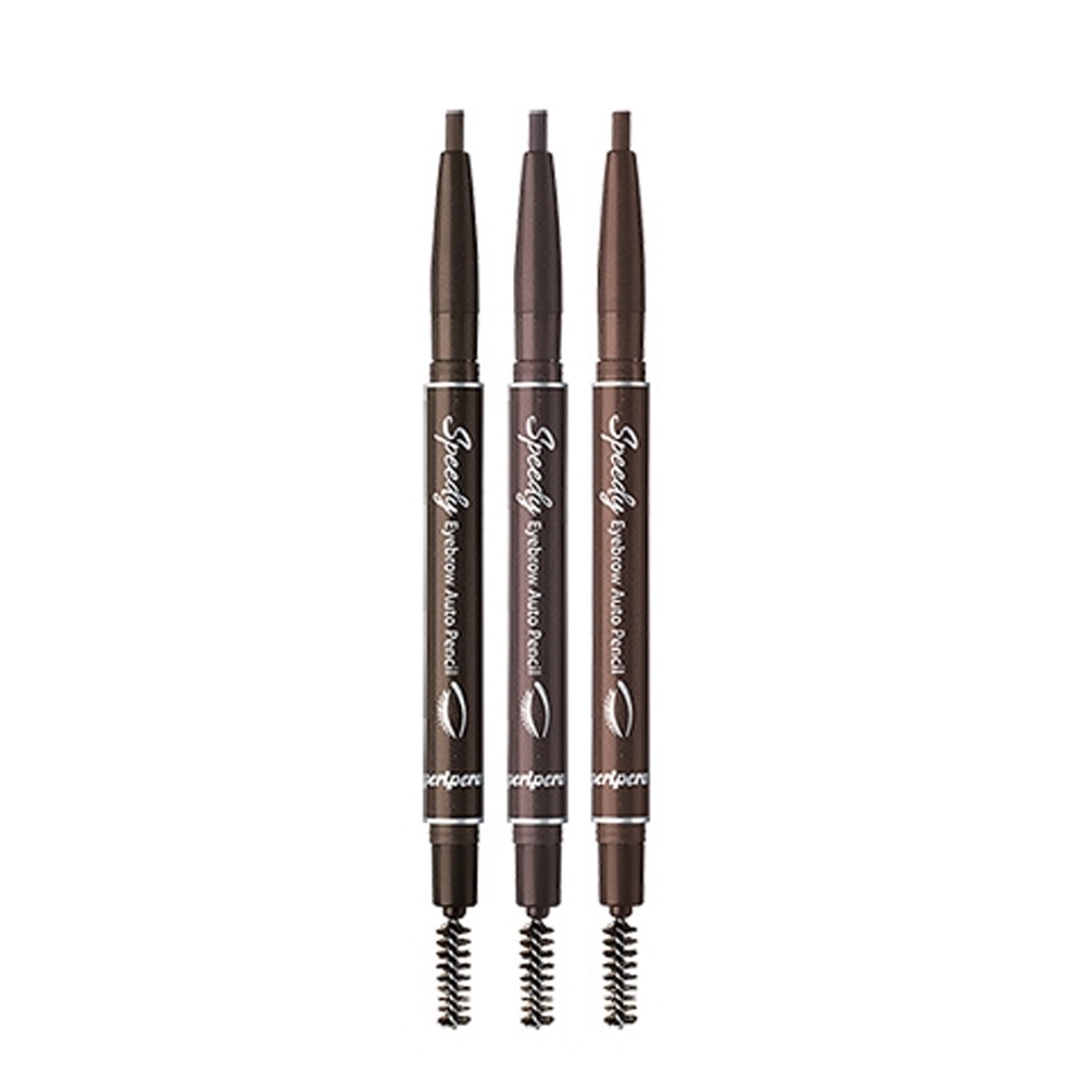 (màu 003 Brown) Chì Chân Mày Peripera Speedy Eyebrow Auto Pencil 0.14G (TF)
