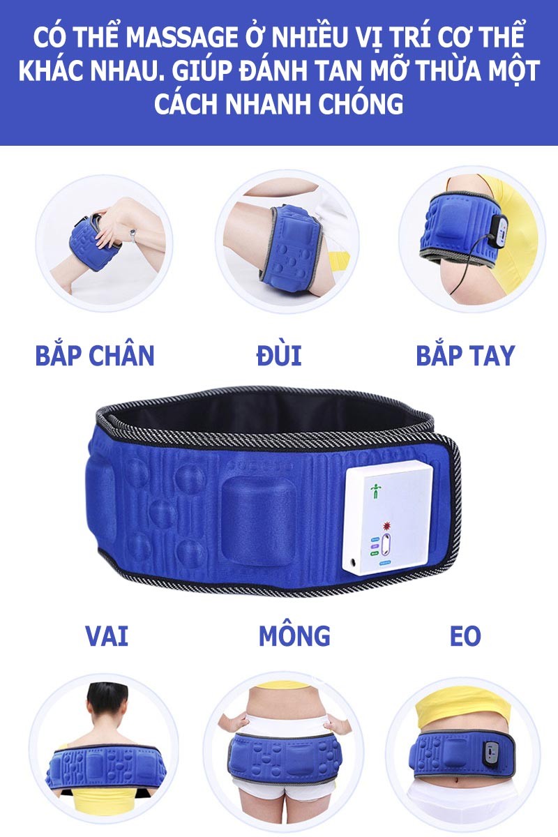 ĐAI MASSAGE BỤNG GIẢM BÉO X5