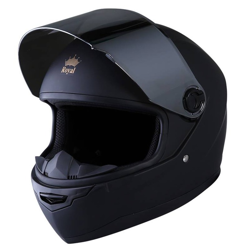 Mũ bảo hiểm Royal M136 (Đen nhám - kính trà)