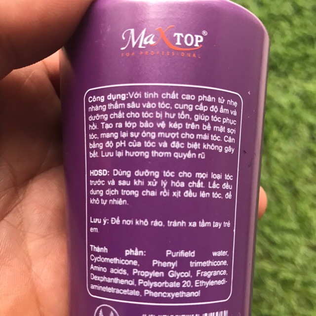 XỊT DƯỠNG SIÊU PHỤC HỒI TÓC MAXTOP REPAIR 200ML