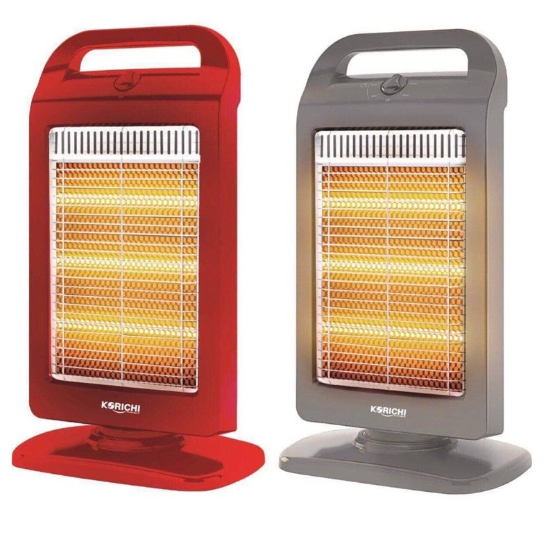 Quạt sưởi 3 bóng Halogen Korichi KRC-2126 (3 đèn , giá rẻ , vỏ nhựa ,  , bảo hành 12 tháng)