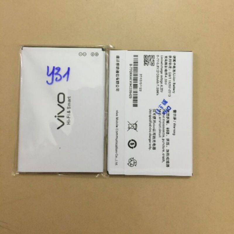 Pin vivo Y31 xịn bảo hành 6 tháng