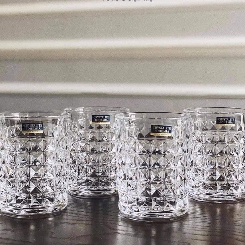 Bộ 6 cốc 230 ml Bohemia Diamond