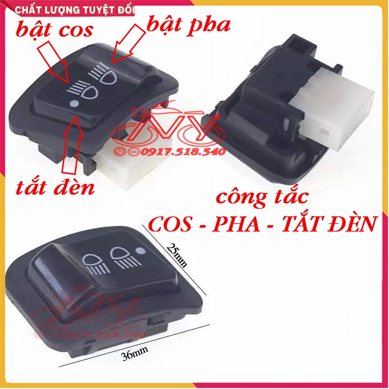 Công Tắc Tắt Đèn WAVE A 2021 , WAVE RSX 2021 ( Cos - Pha - Tắt )