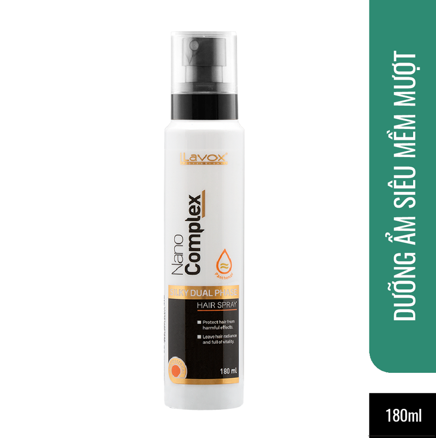 Xịt Dưỡng Tóc Bóng Mượt Cao Cấp Lavox Nano Complex 180ml