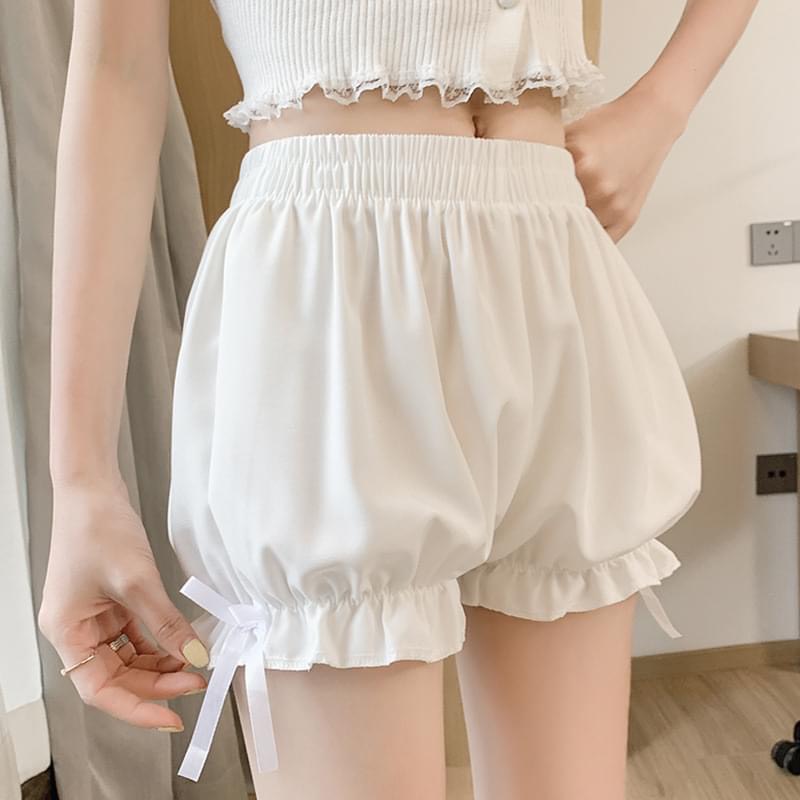QUẦN SỌT TRÁI BÍ CHẤT KATE LỤA SIÊU DỄ THƯƠNG FREESIZE DƯỚI 65KG